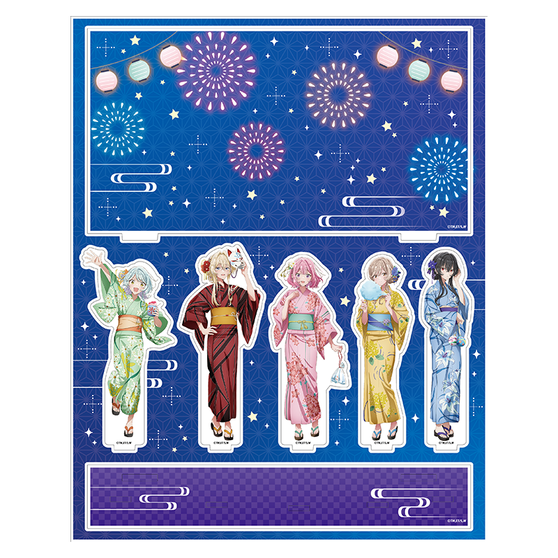 "WataNare" Yukata Ver. Acrylic Stand (5 Characters)