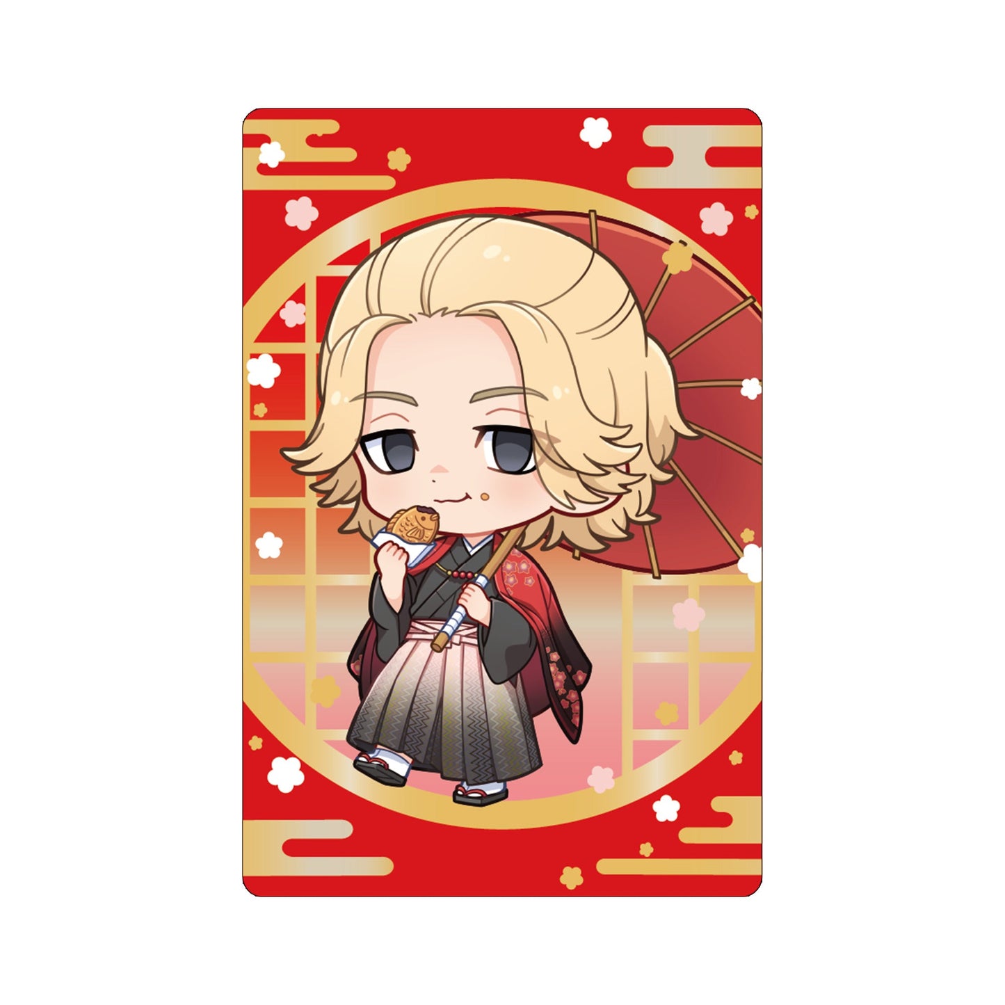 "Tokyo Revengers" Kimono Ver. Chibi ID Card Holder - Manjiro Sano