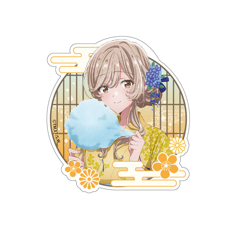 《我們不可能成為戀人!絕對不行。(※似乎可行?)》浴衣Ver. 貼紙-瀨名紫陽花