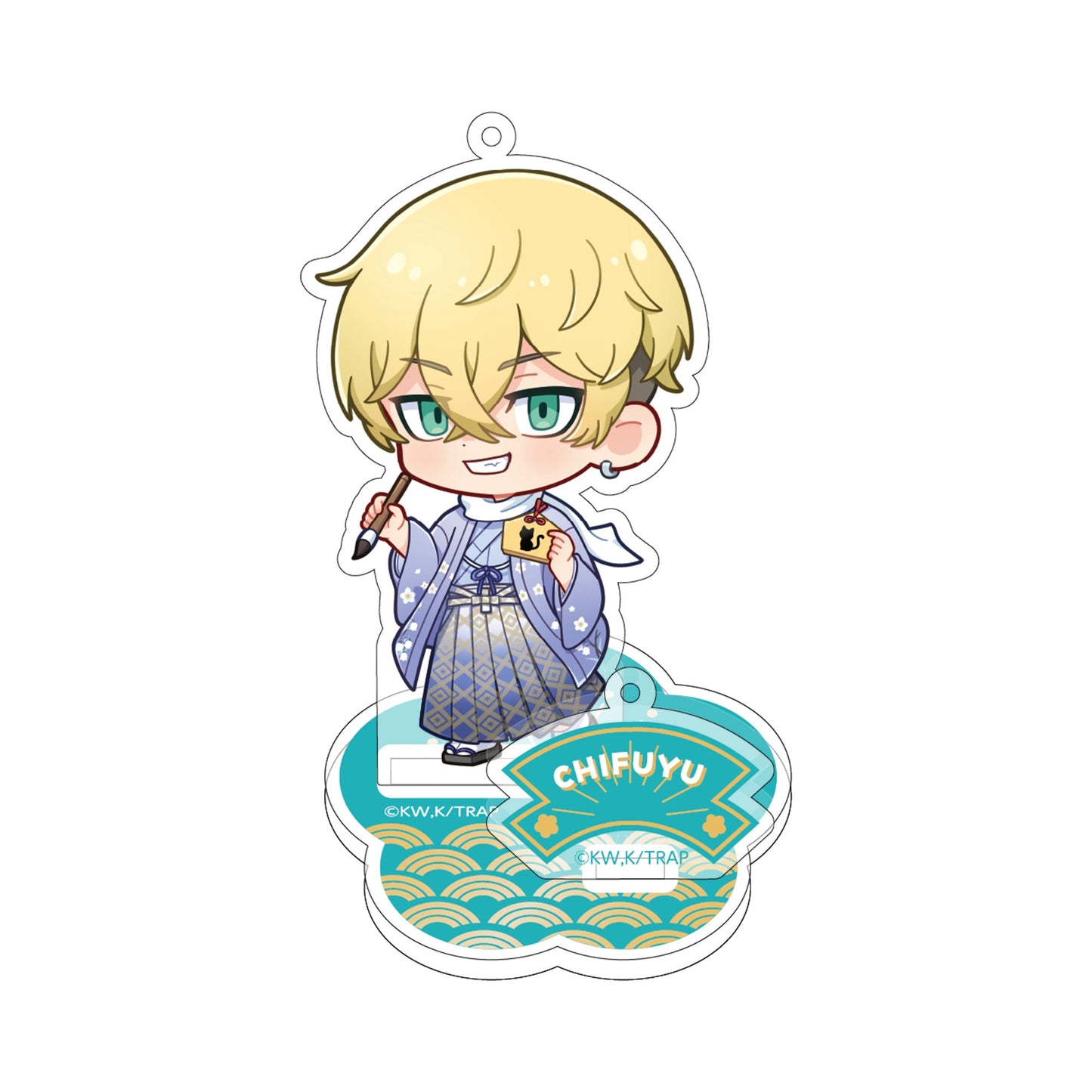 "Tokyo Revengers" Kimono Ver. Chibi Acrylic Keychain with Stand - Chifuyu Matsuno