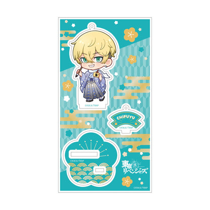 "Tokyo Revengers" Kimono Ver. Chibi Acrylic Keychain with Stand - Chifuyu Matsuno