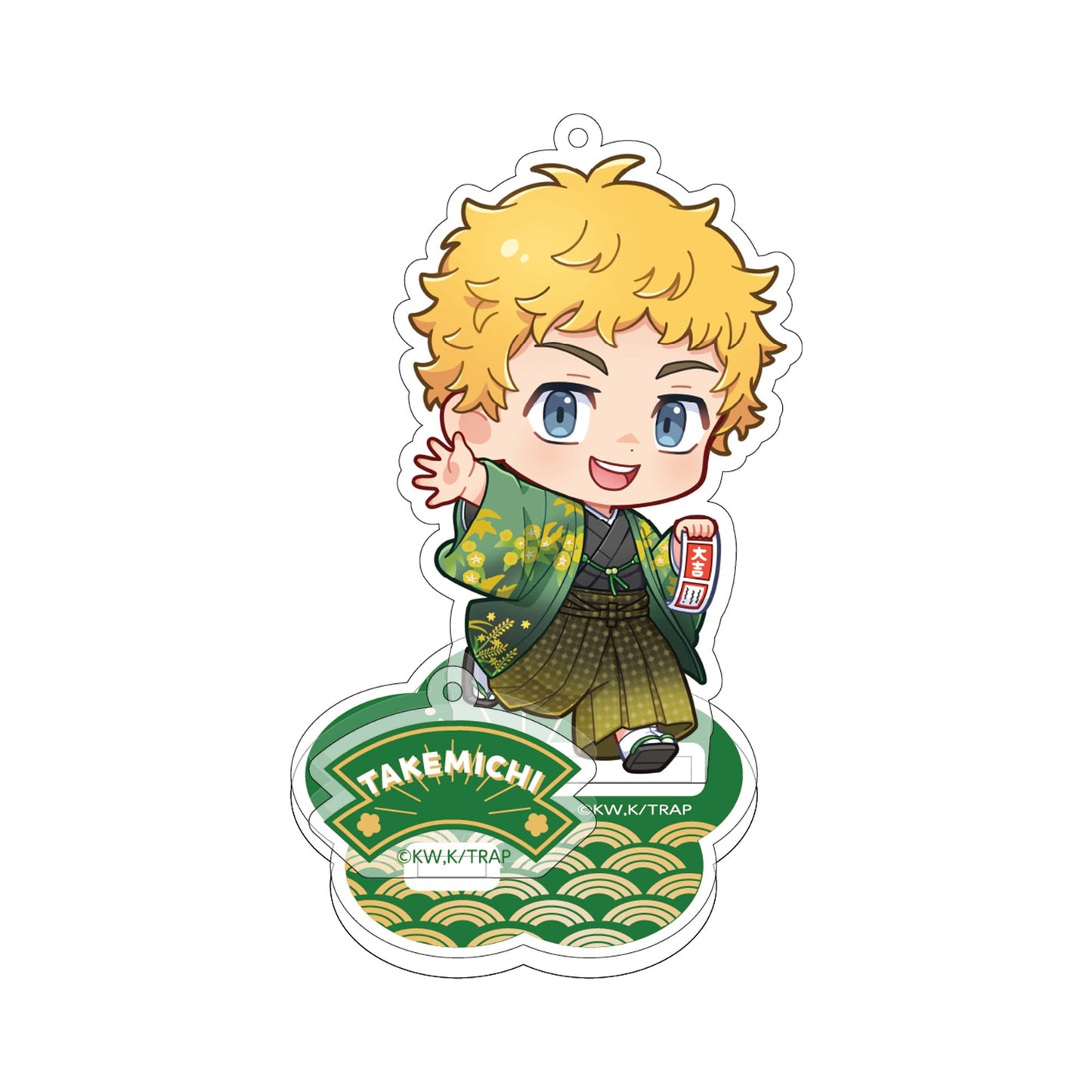 "Tokyo Revengers" Kimono Ver. Chibi Acrylic Keychain with Stand - Takemichi Hanagaki