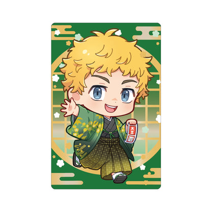 "Tokyo Revengers" Kimono Ver. Chibi ID Card Holder - Takemichi Hanagaki