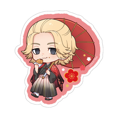 "Tokyo Revengers" Kimono Ver. Chibi Sticker Set (6 pieces)