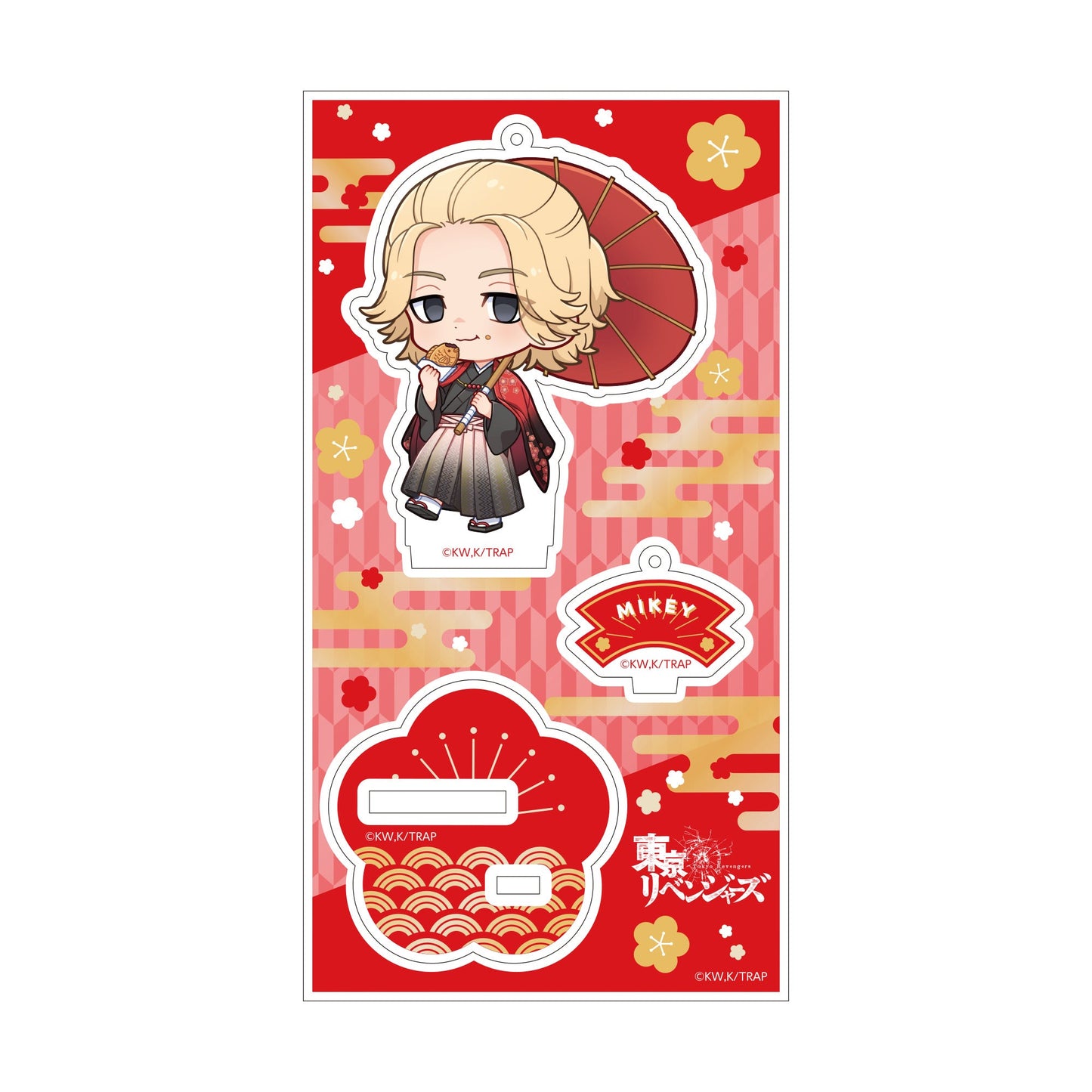 "Tokyo Revengers" Kimono Ver. Chibi Acrylic Keychain with Stand - Manjiro Sano