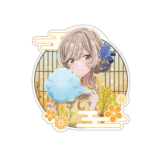 《我們不可能成為戀人！絕對不行。(※似乎可行？)》浴衣Ver. 貼紙-瀨名紫陽花