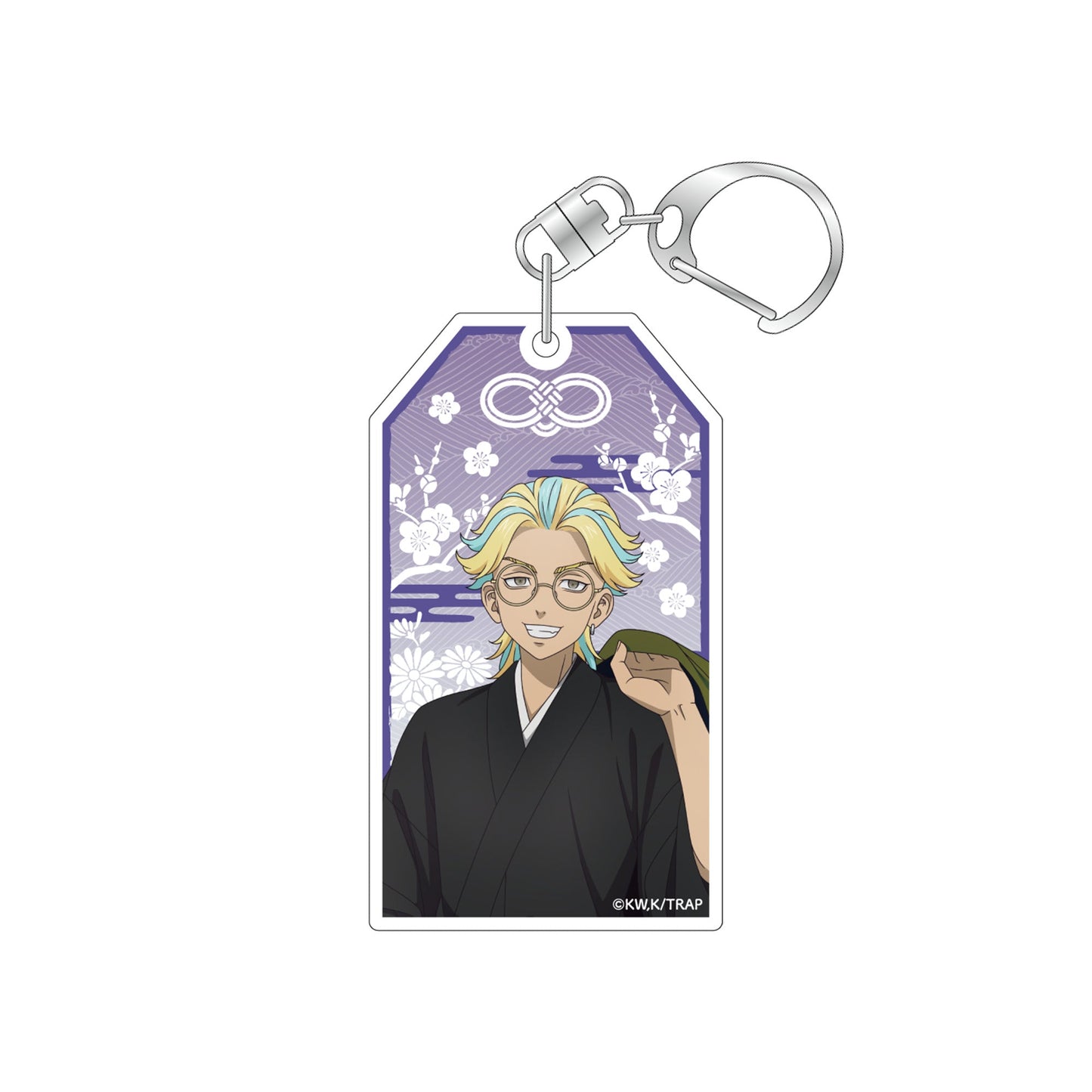 "Tokyo Revengers" Kimono Ver. Omamori-style Acrylic Keychain -  Rindo Haitani